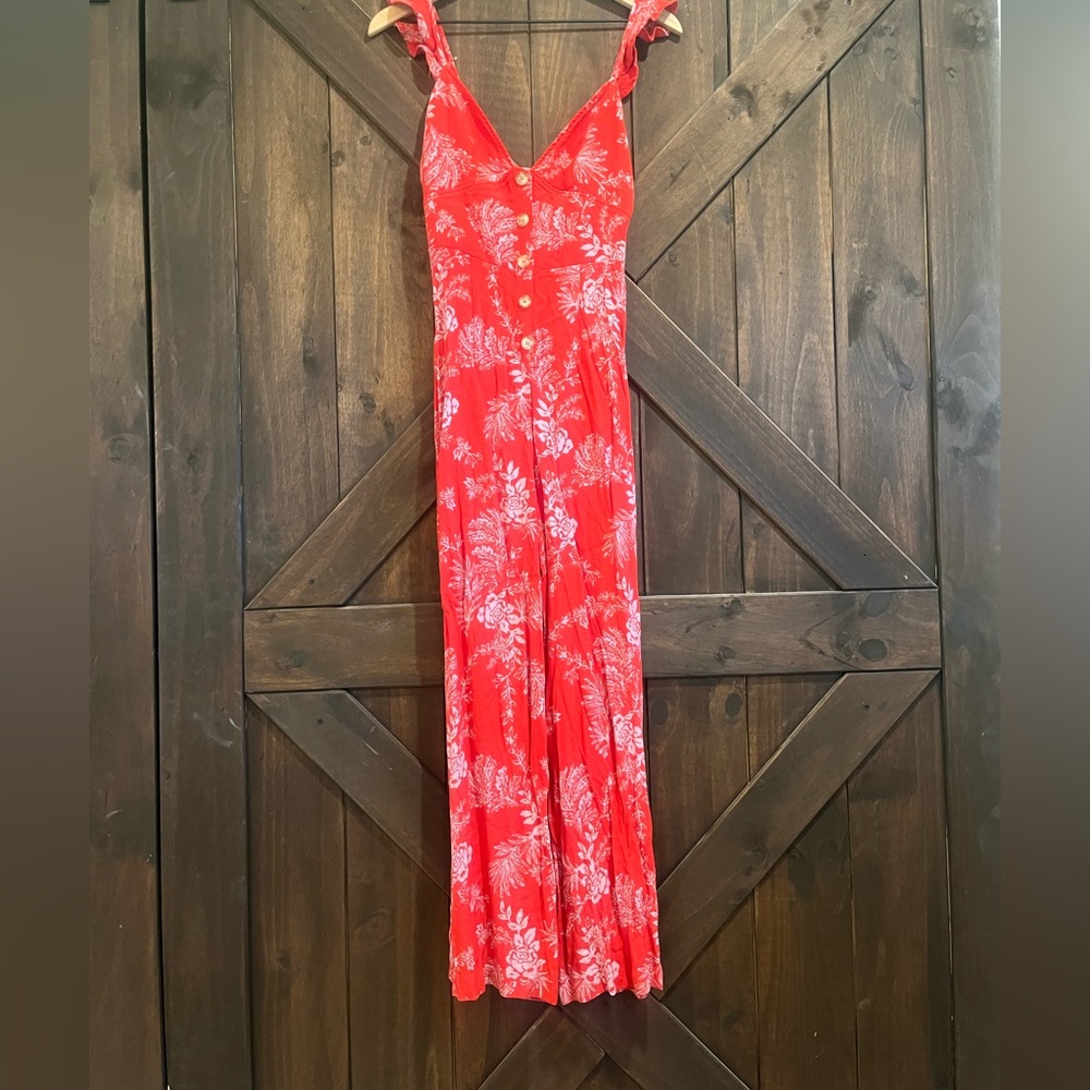 Free People Flared Leg Jumpsuit